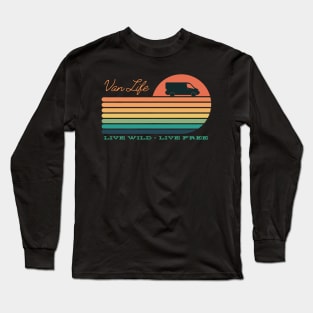 Van Life - Retro Vannin Long Sleeve T-Shirt